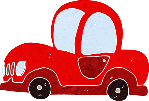 cartoon car drawing png