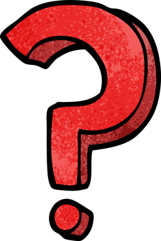 cartoon doodle question mark png