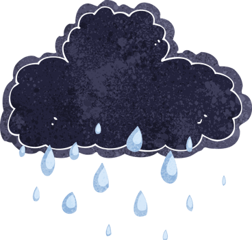 cartoon raincloud drawing png