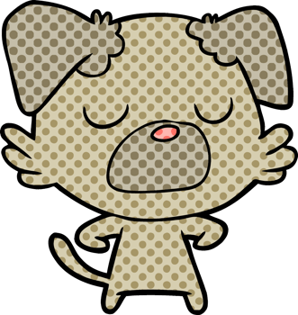 cartoon dog drawing png