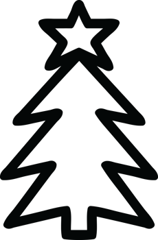 christmas tree icon symbol png