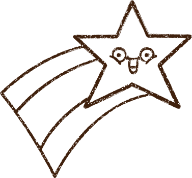 Star Charcoal Drawing png