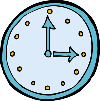 cartoon clock symbol png