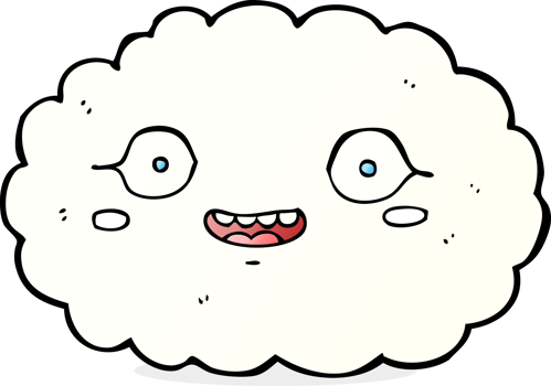 happy cartoon cloud png