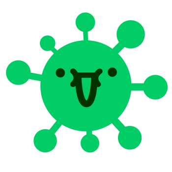 cute laughing virus png