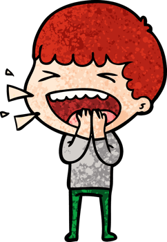 cartoon laughing man drawing png