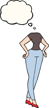 thought bubble cartoon headless body add own photographs png