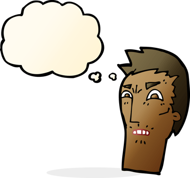 cartoon angry face with thought bubble png