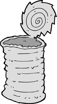 cartoon old tin can png
