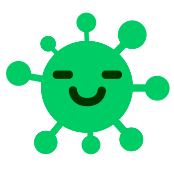 simple happy virus png