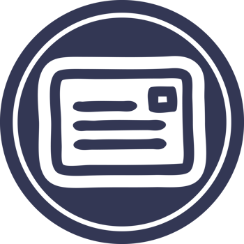 envelope letter circular icon symbol png