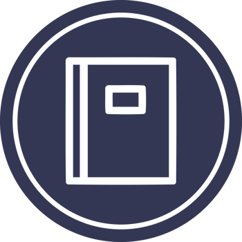 note book circular icon png