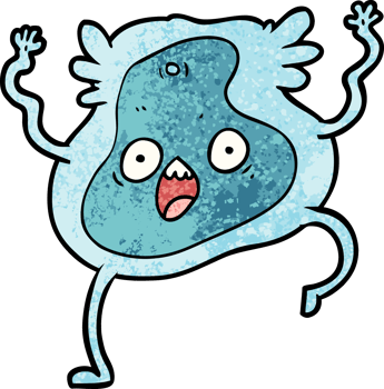 cartoon germ drawing png