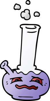 cartoon doodle bong png