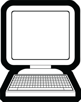 icon illustration of a computer png