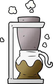 cartoon filter coffee machine png