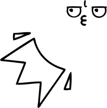 line drawing cartoon basketball png
