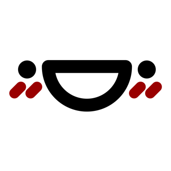 happy blushing face icon png