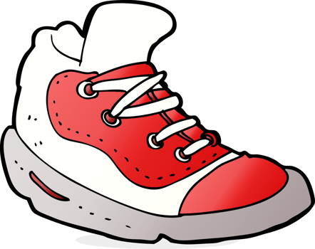 cartoon sneaker drawing png