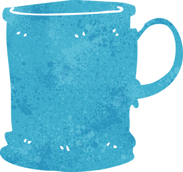 cartoon mug drawing png