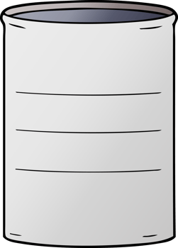 cartoon oil drum png