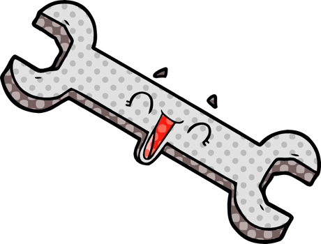 cartoon laughing spanner png