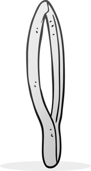 hand drawn cartoon tweezers png