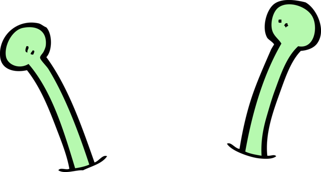 cartoon alien antennae png