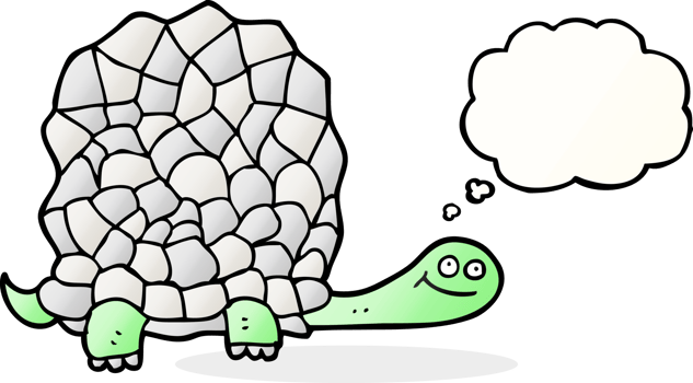 thought bubble cartoon tortoise png