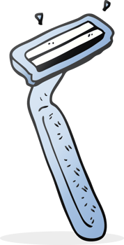 hand drawn cartoon razor png