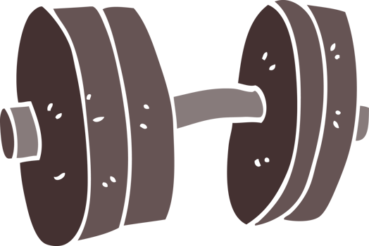 cartoon doodle weights png