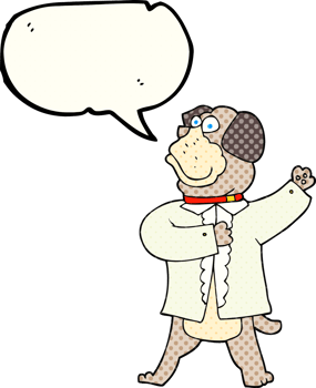 comic book speech bubble cartoon dog in shirt png
