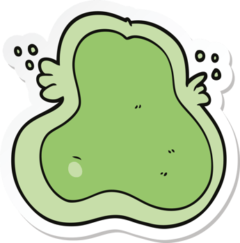 sticker of a cartoon amoeba png