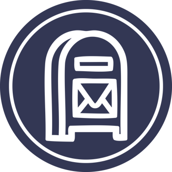 mail box circular icon png