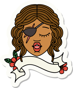 sticker of a human rogue character face png