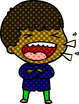 cartoon laughing man png