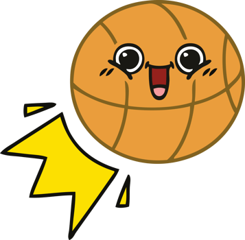 cute cartoon basketball png