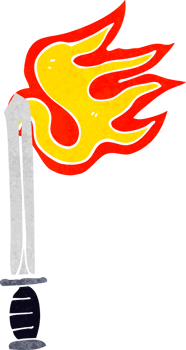 cartoon sword drawing png
