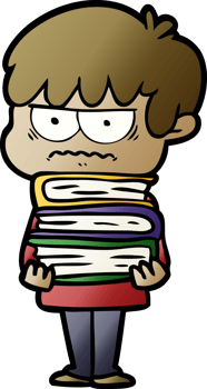annoyed cartoon boy drawing png