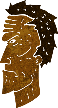 cartoon angry face png