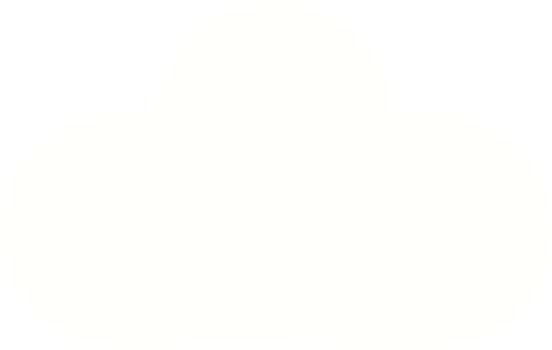 flat color retro cartoon white cloud png