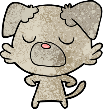 cartoon dog drawing png