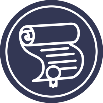 diploma certificate circular icon png