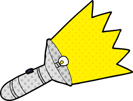 old cartoon torch png