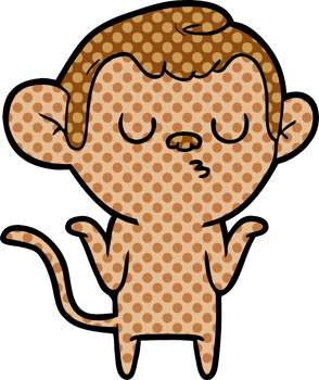 cartoon monkey drawing png