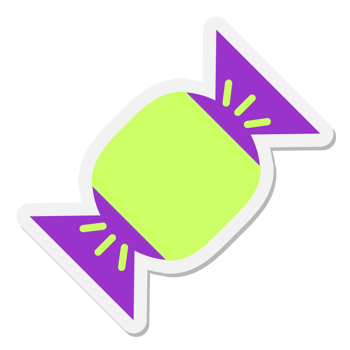 halloween candy sticker png