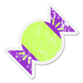 halloween candy grunge sticker png