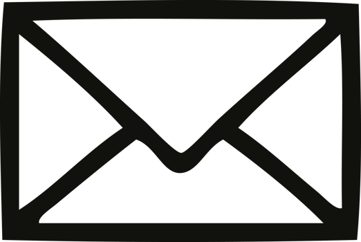 line drawing cartoon paper envelope png