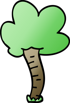 cartoon doodle tree png