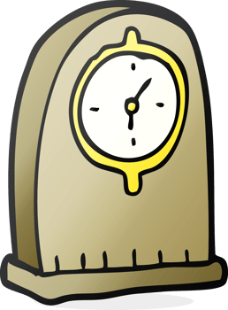 cartoon old clock png